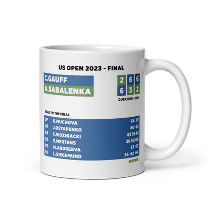 Coco Gauff vs Aryna Sabalenka - US Open 2023 Final Mug